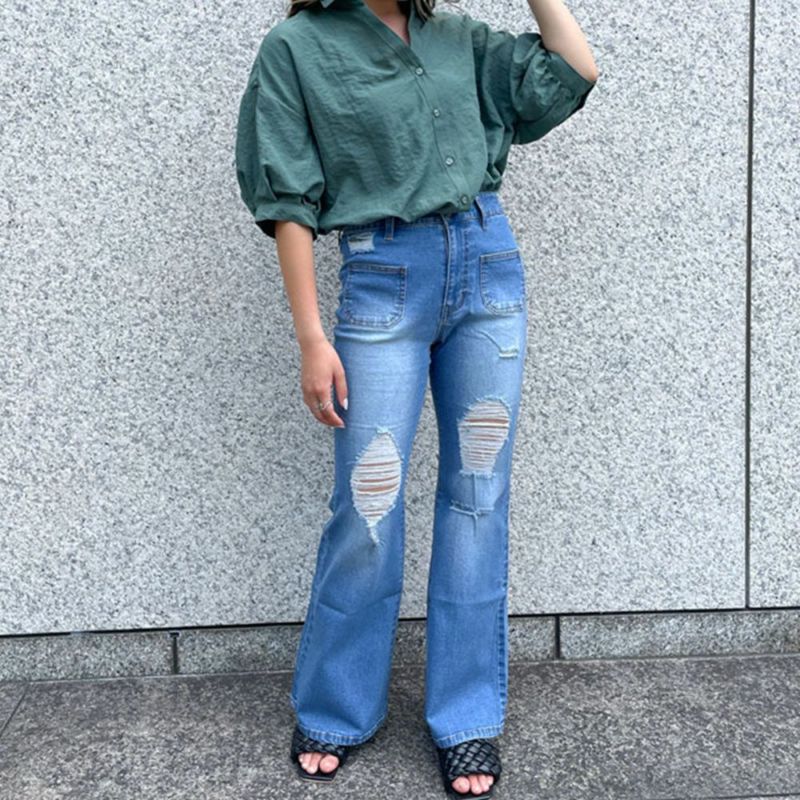 DT♪ 1ESTENSE キャディフレアパンツ 関税込 年中マスト ちょい足しシアーフレアパンツ – ONE PEACE ONLINE