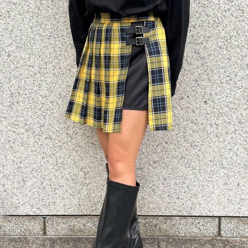 チェックプリーツミニスカート | GORGE