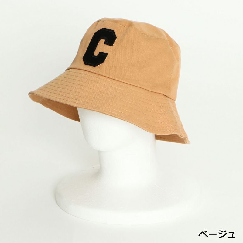 CIRQUTURE バケットハット　ベージュ WOMEN スローガンバケットハット ベージュ