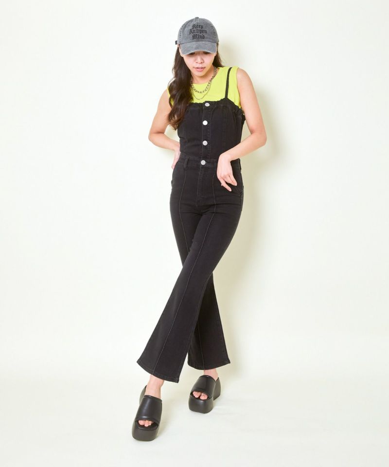 新品PLAIN PEOPLE ベロアフレアオールインワン　size 3 グレー item333054200801-1-2.jpg