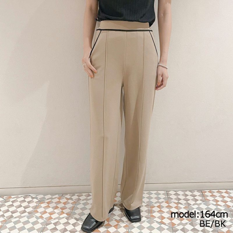 ウェストパイピングワイドパンツ | GORGE