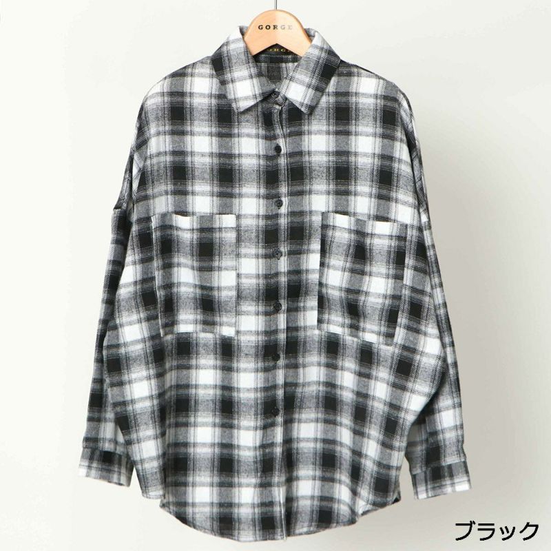 アトリエgg チェックシャツ　2号 チェックBIGシャツ | GORGE