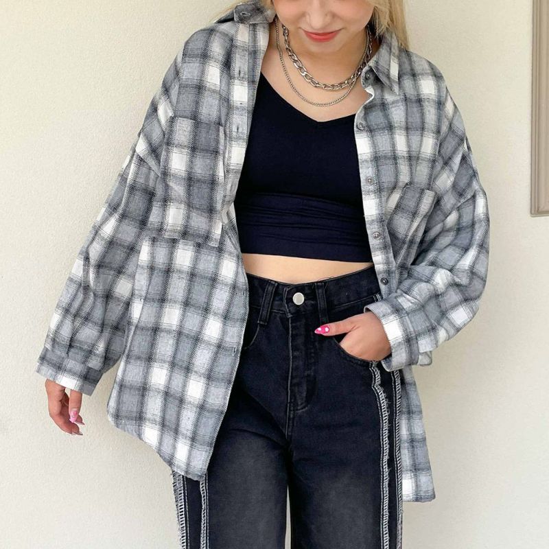 アトリエgg チェックシャツ　2号 チェックBIGシャツ | GORGE