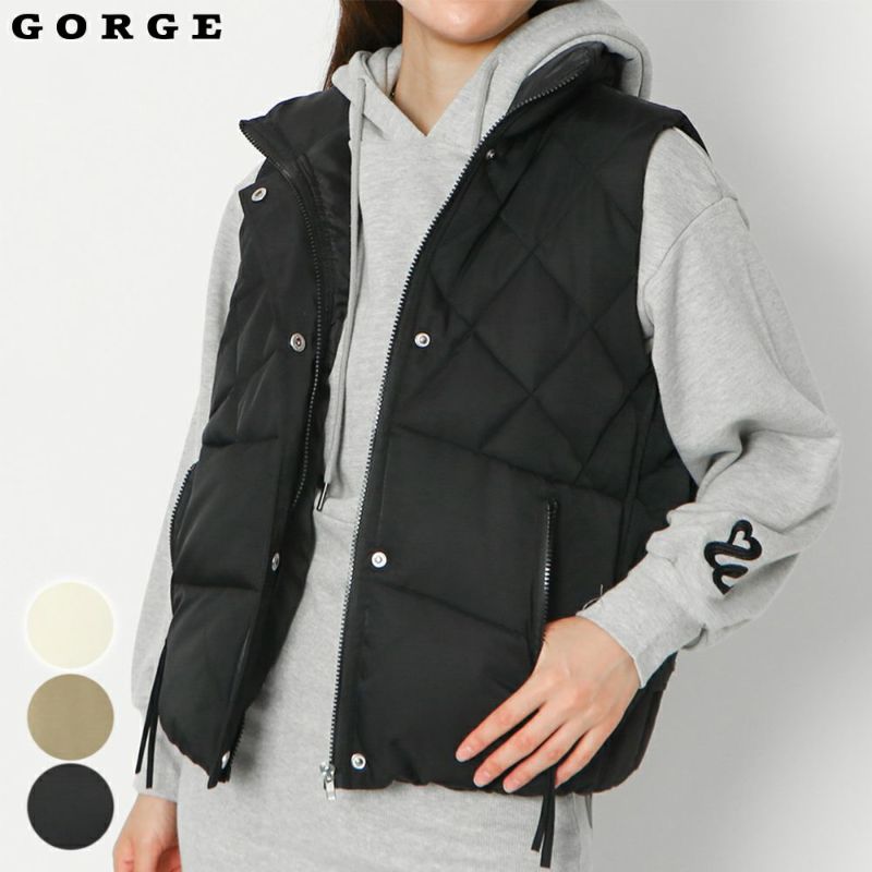 11/2再入荷】ダイヤキルト中綿ベスト | GORGE