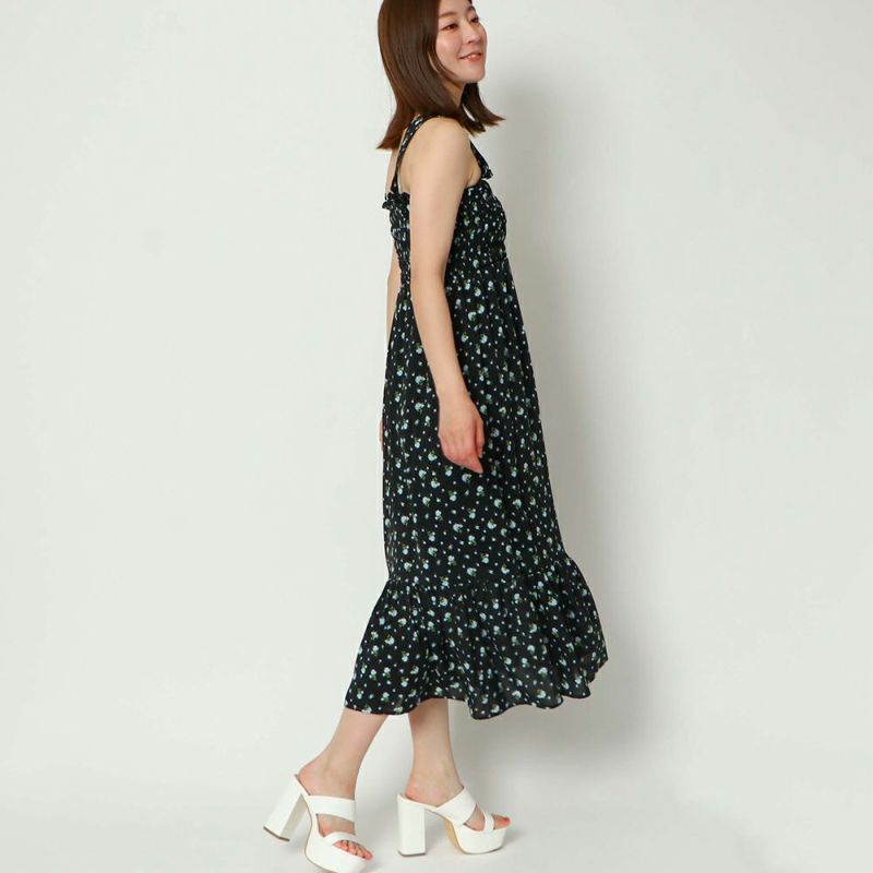 Plage プラージュ デシンフラワープリントワンピース Plage - Plage プラージュデシン フラワープリント ワンピースの