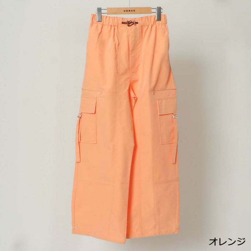 オレンジ カーゴパンツ サイドポケット付き ワークマンオレンジ カーゴパンツ サイドポケット付き - メルカリ