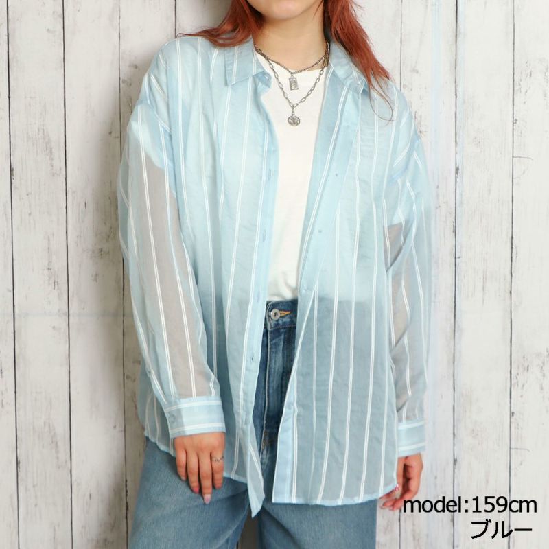 ストライプシアーシャツ | GORGE