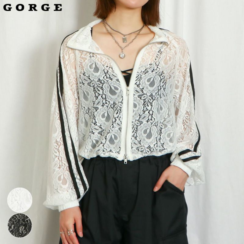 若者に人気のブランド レースラインブルゾン GORGE | ジャケット・アウター