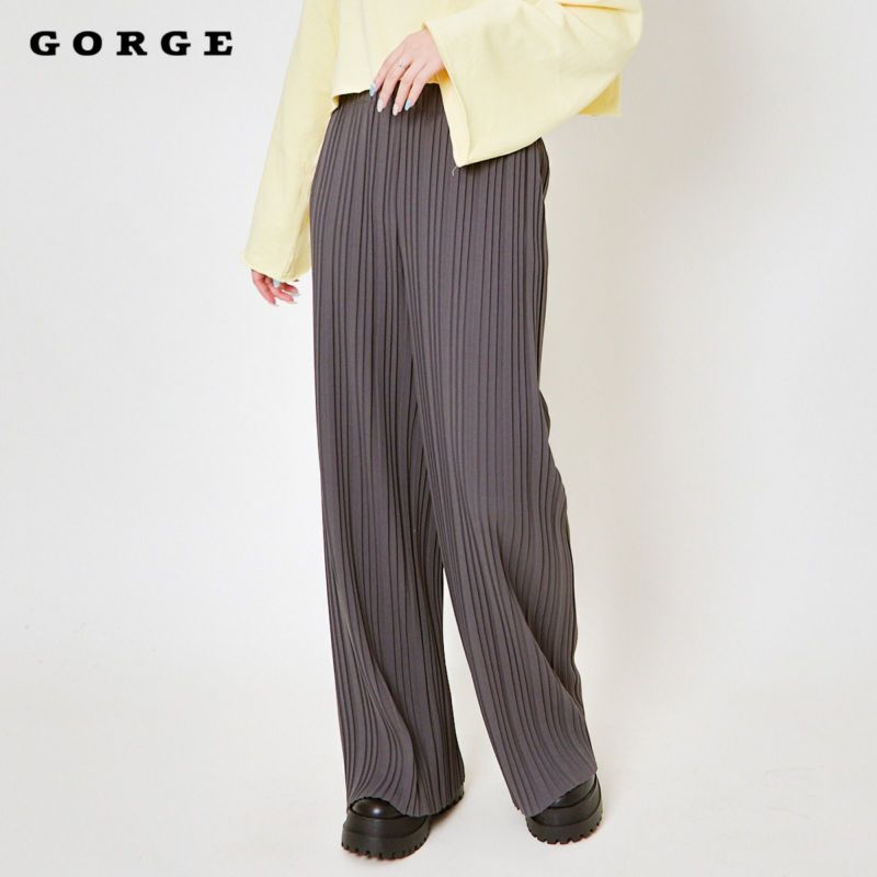 カットプリーツパンツ | GORGE
