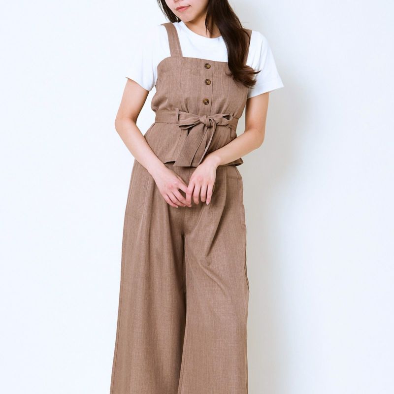 ベルト付きビスチェセットアップ | GORGE