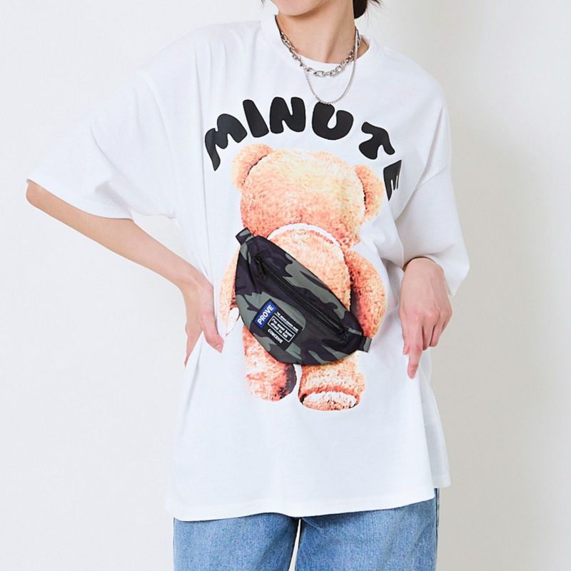 おまとめ　タグ付き　未使用品　グルービーカラーズ　Tシャツ　くまTEE 160 セール】BAGつきクマTシャツ（Tシャツ/カットソー）｜GORGE