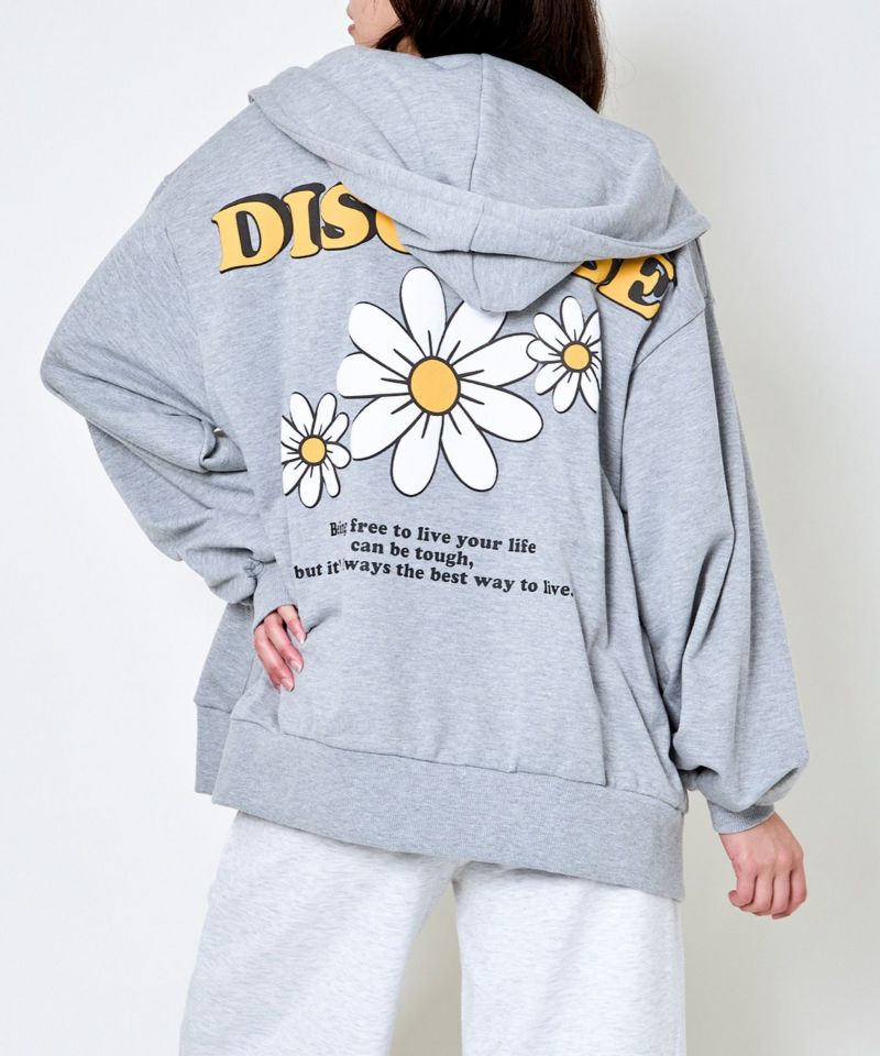 様Dior 花柄ロゴ フード付きパーカー 関税・送料込 DIOR FLOWERS ブランドロゴ 刺繍パーカー (Dior