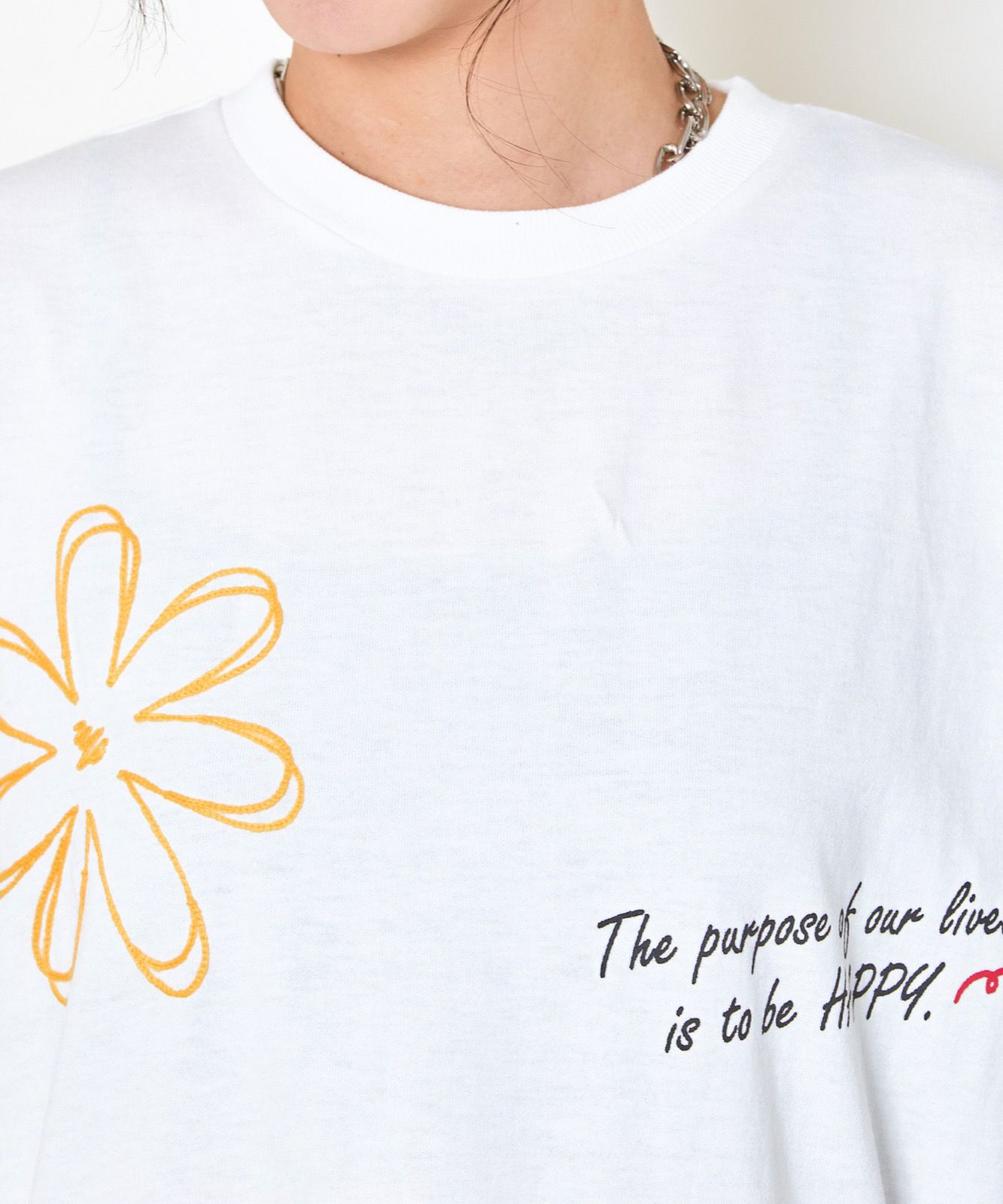 チェーン刺繍落書きTシャツ | GORGE