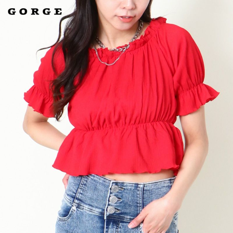 RANDA シャーリングオフショルトップス RANDA｜シャーリングオフショルトップス | Rakuten Fashion(楽天