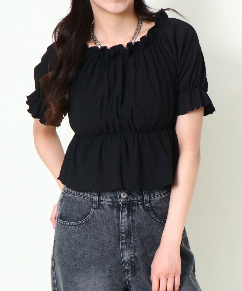 self portrait シャーリングトップ UK6 シャーリングジップトップス | mai | Flugge