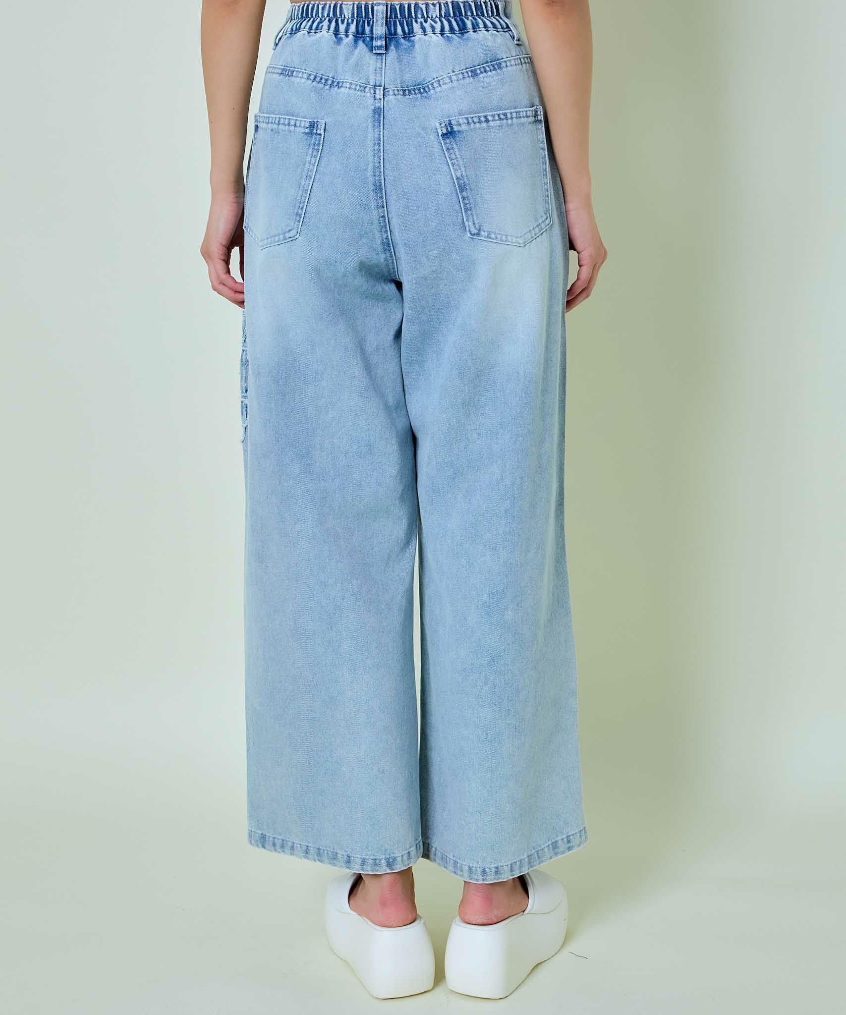 ハートタタキツケダメージデニムパンツ | GORGE