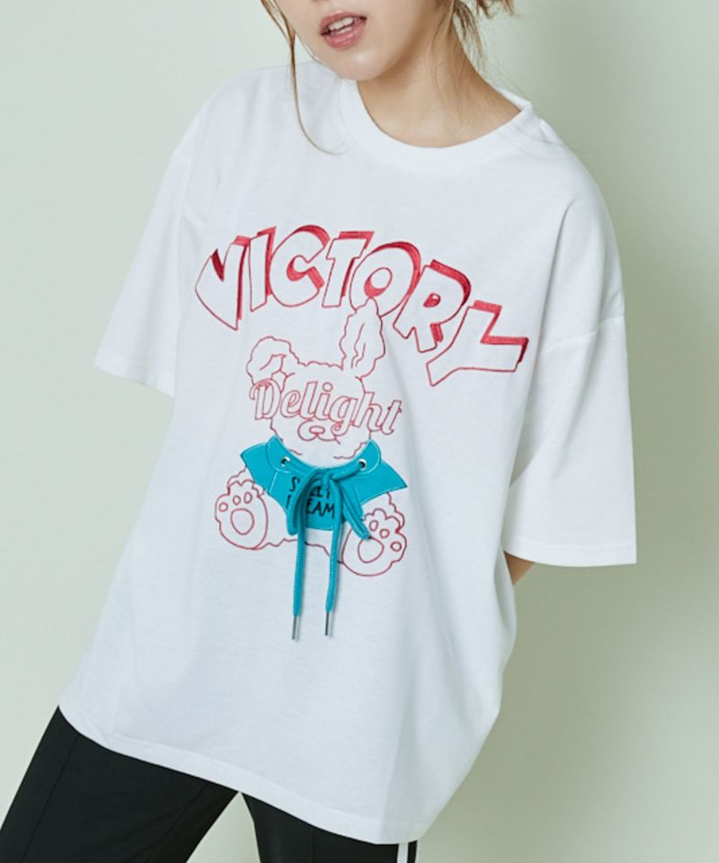 25春夏★ゴーストうさぎFRGMTレタリングTシャツ【各色】 ヒモツキウサギTシャツ | GORGE