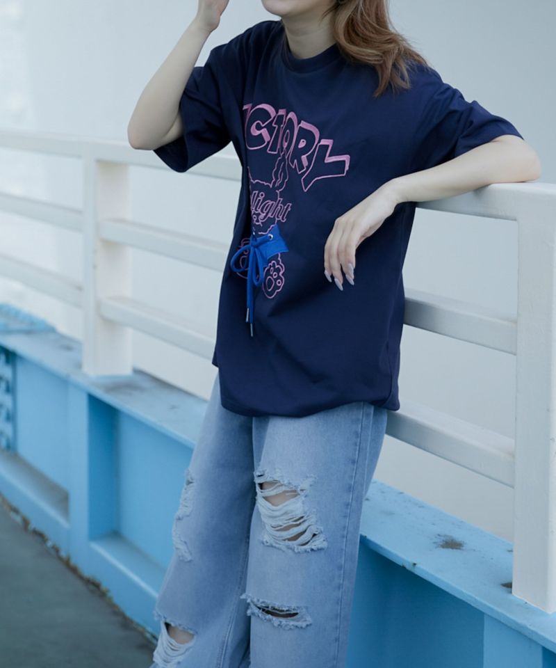 25春夏★うさぎFRGMTレタリングTシャツ【各色】 FR2 月詠色情兎 Tシャツ 伊勢限定 《入手困難》L 白の通販 by