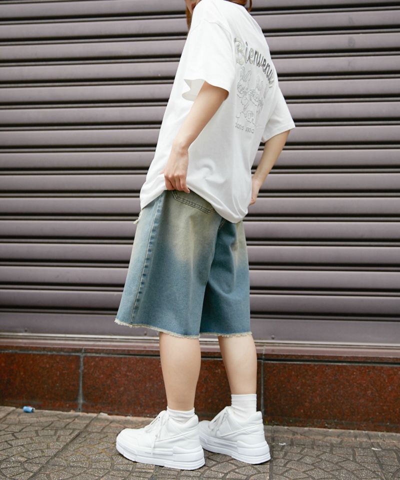 ジョーツ デニムショーツ ハーフパンツ ダメージ ラッシュショートパンツ (ダメージデニム) – muta Online Store