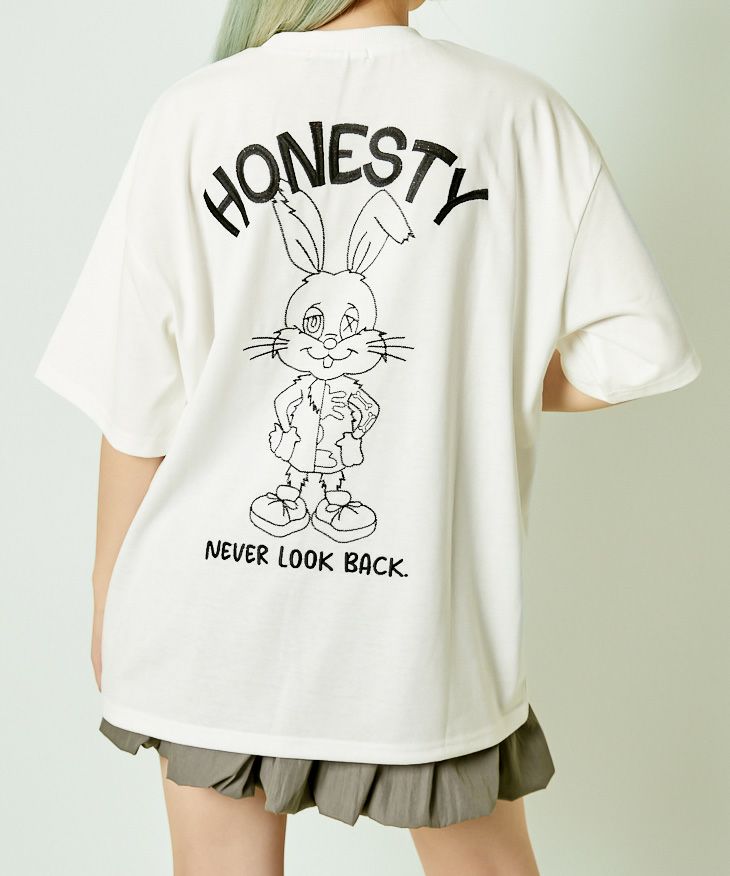 刺繍ラビットTシャツ | GORGE