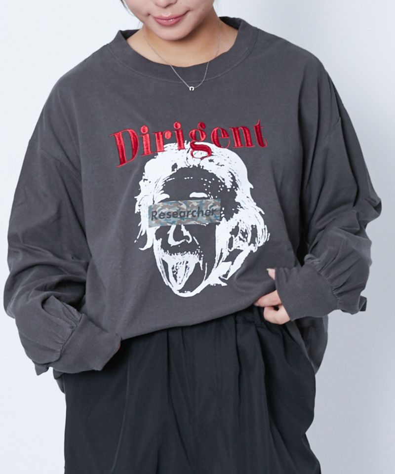 グラフィックプリント》ユニセックス 長袖Tシャツ ロンT