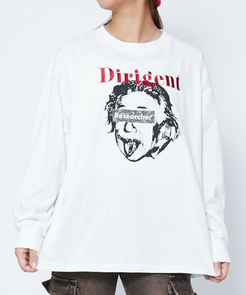 グラフィックプリント》ユニセックス 長袖Tシャツ ロンT