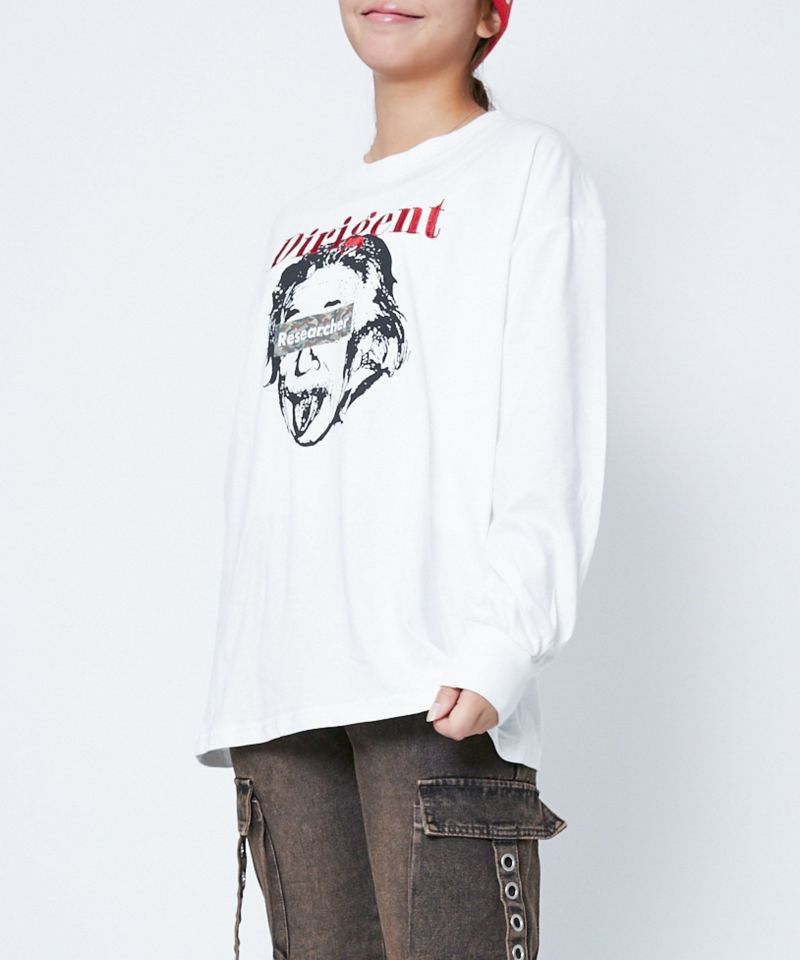51 イエロー グラフィックプリント 長袖Tシャツ KKSMCTS511M_YE_01.jpg?v=