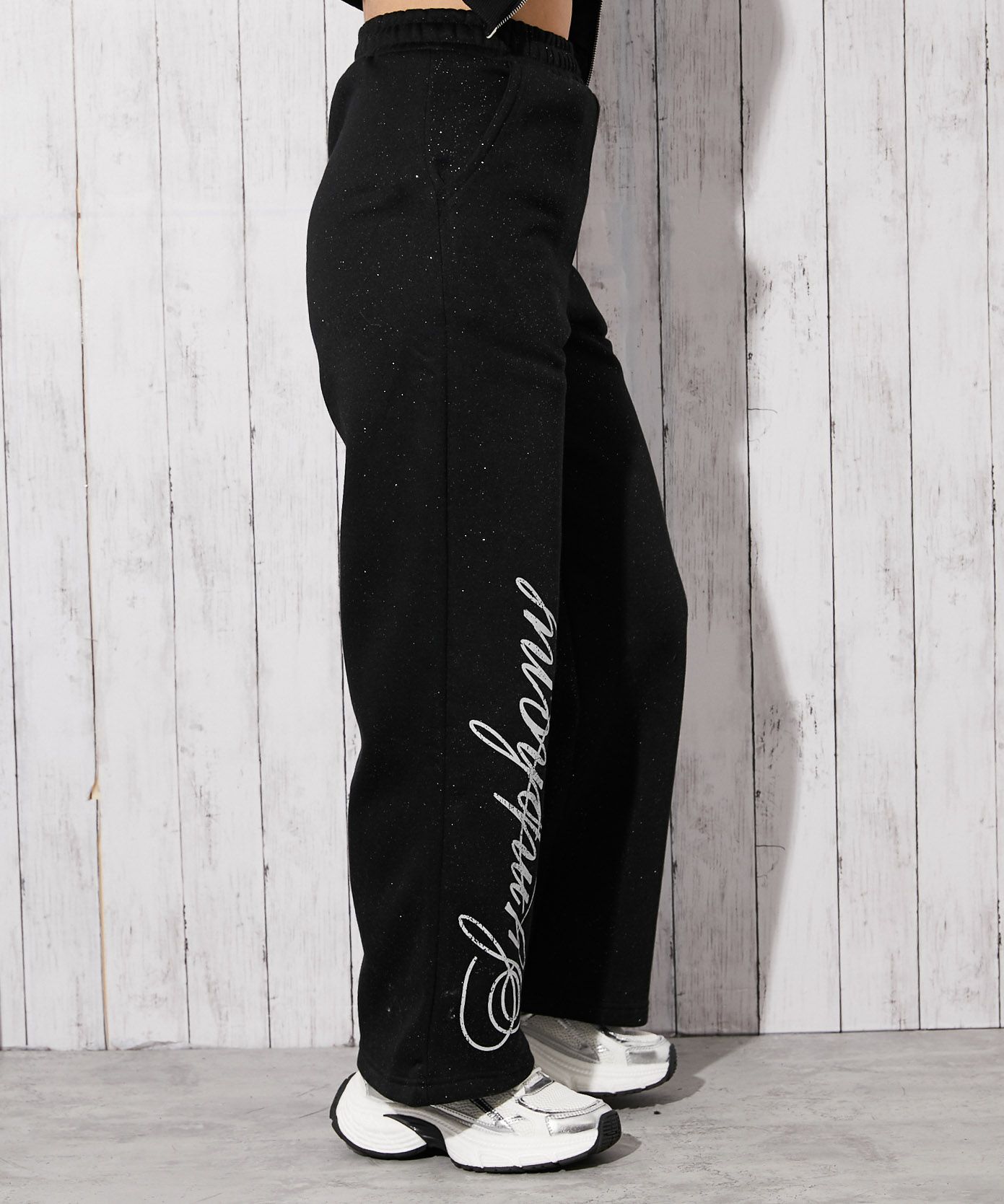 筆記体ロゴ×裏起毛》セットアップ対応◎スウェットパンツ | GORGE