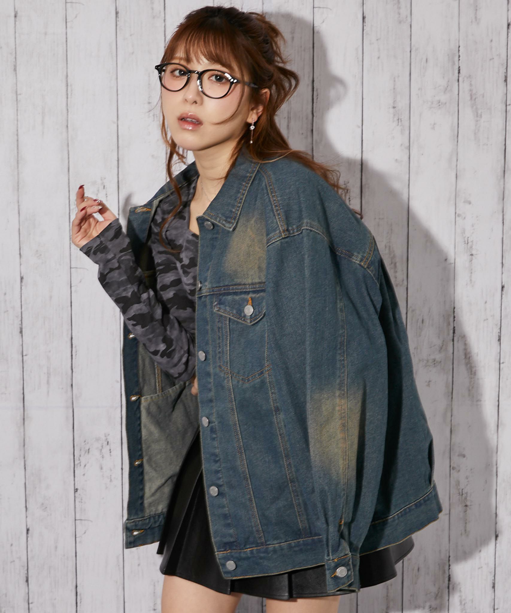 オーバーサイズシルエット》デニムジャケット／秋冬春 | GORGE